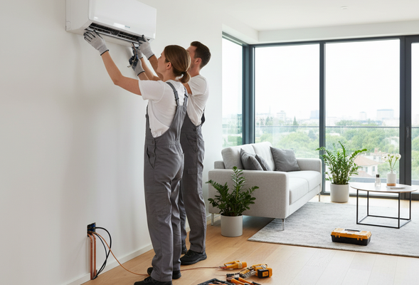 Installation de climatisation