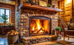 habillage de cheminée