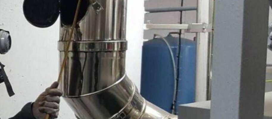 Ramonage de conduit pour chaudière fioul