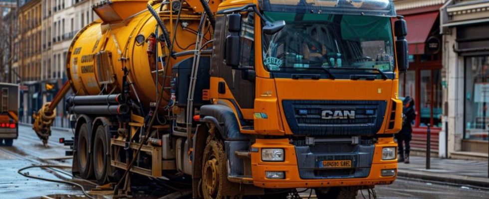 débouchage de camion pompe