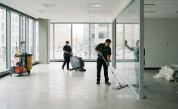 Nettoyage après enlèvement protections de chantier