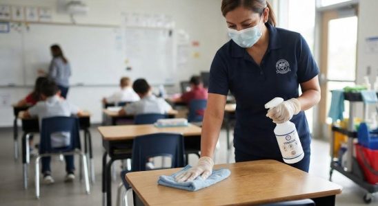 Intégrer un virucide dans le protocole de nettoyage quotidien des écoles