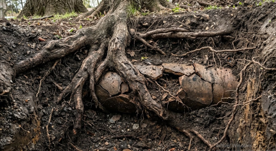 racines d'arbres
